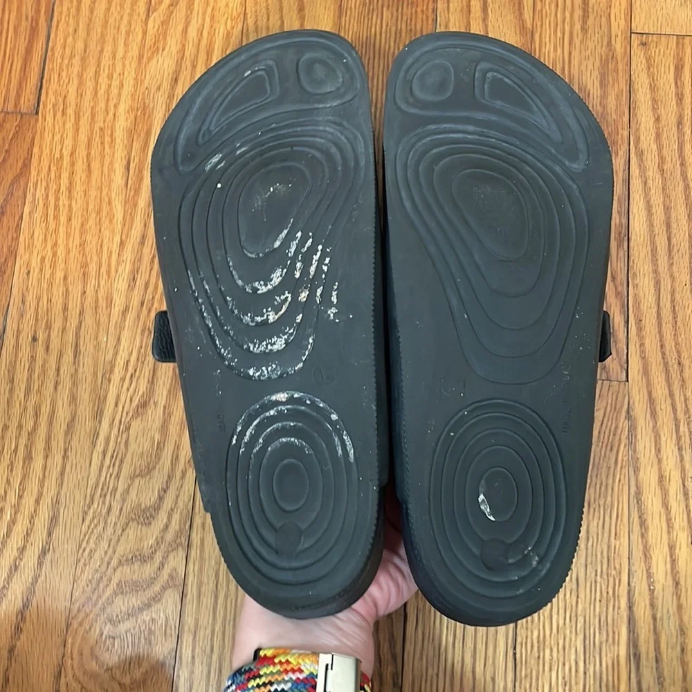 Skechers foamies‎ double buckle slides Sandals black men’s 12